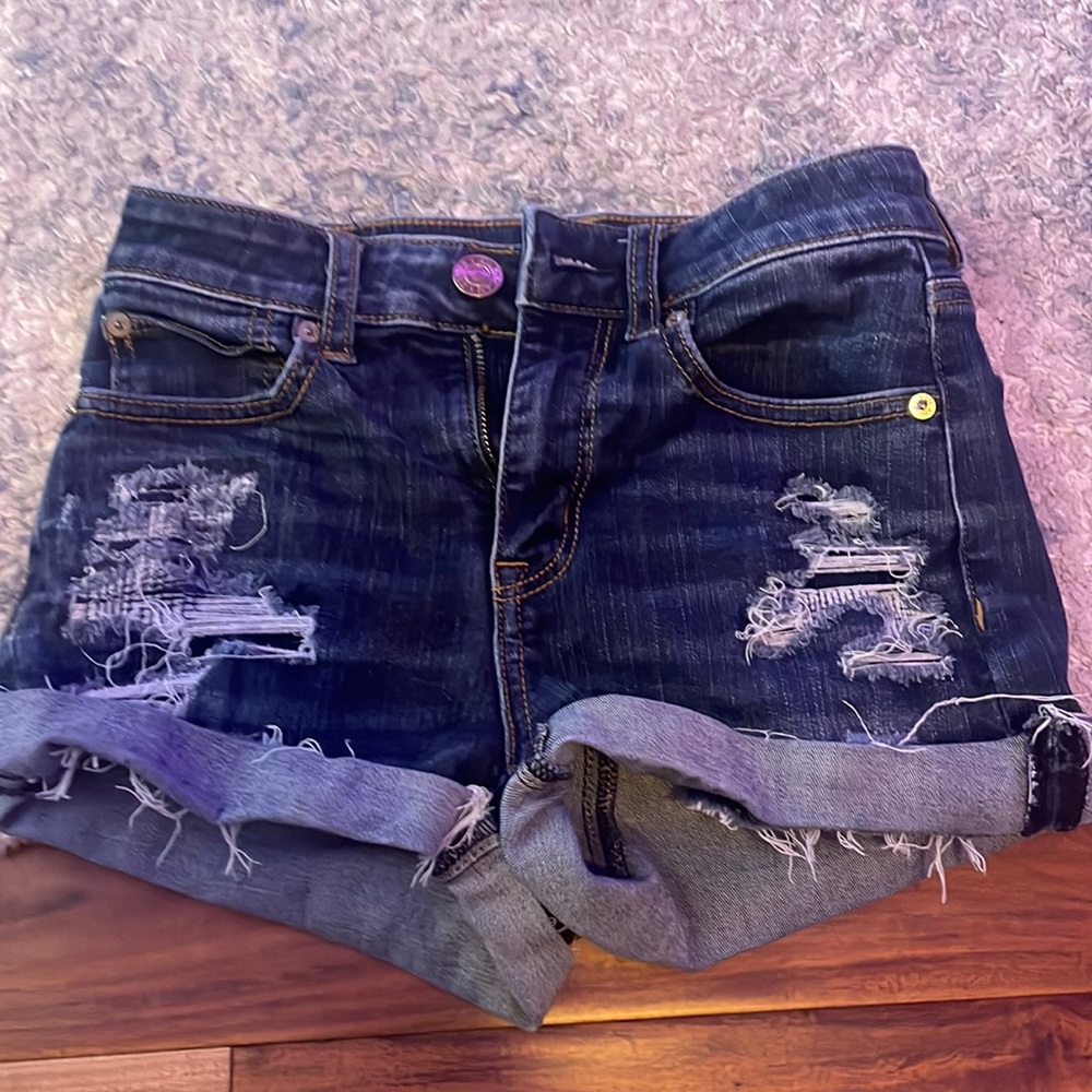 american eagle jean shorts